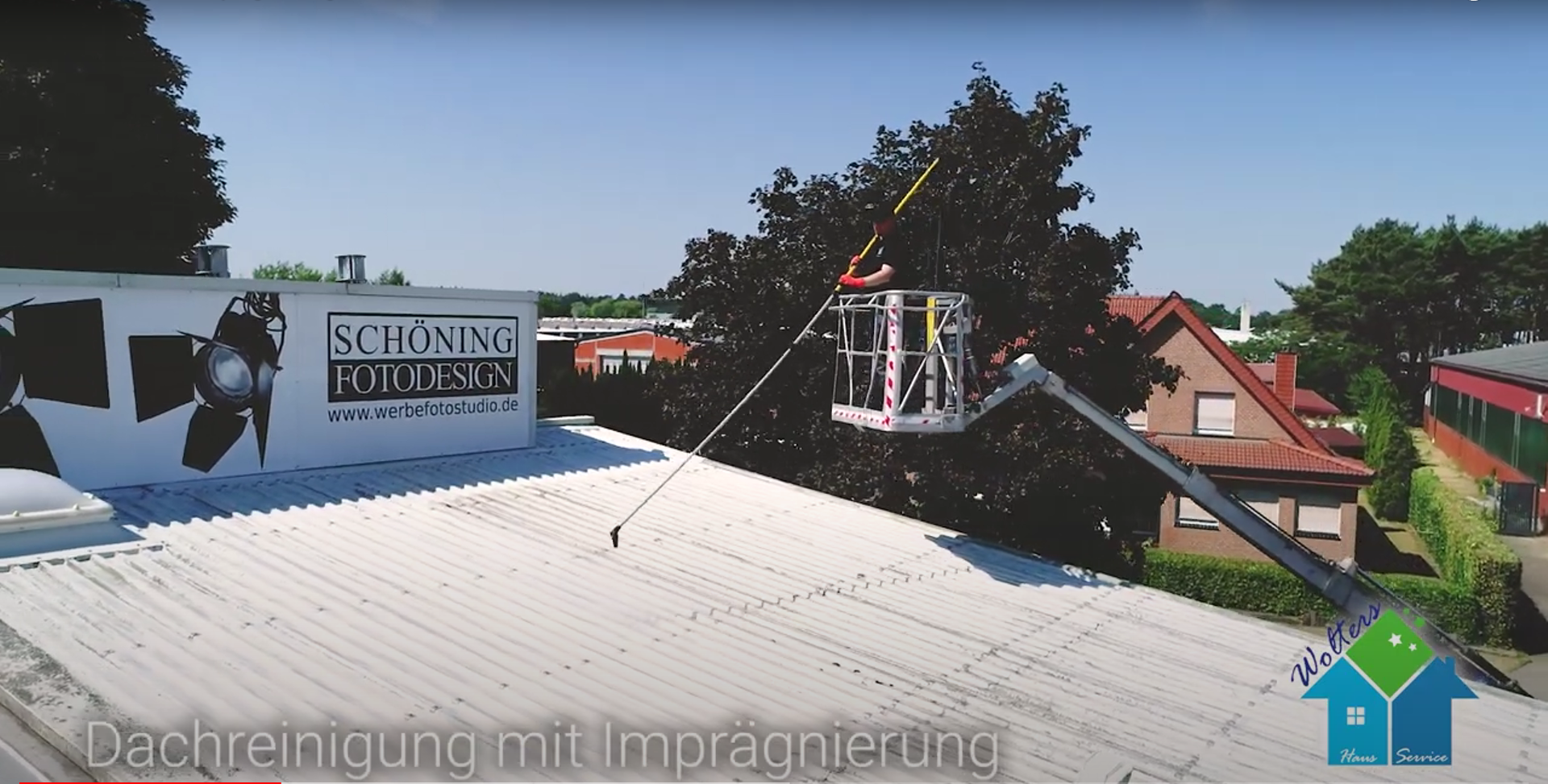 Dach-Komplettreinigung Service